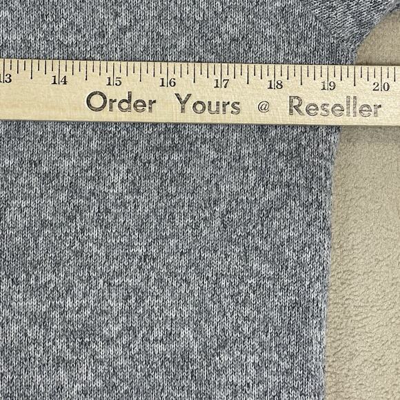 Picture Sweater‎ Mens M Gray Organic Tofu Knit Durable Pill Resistant Crew Neck - Picture 6 of 12